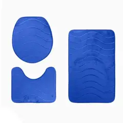 GENERICO - Set de Alfombras para el Baño 3 pzas