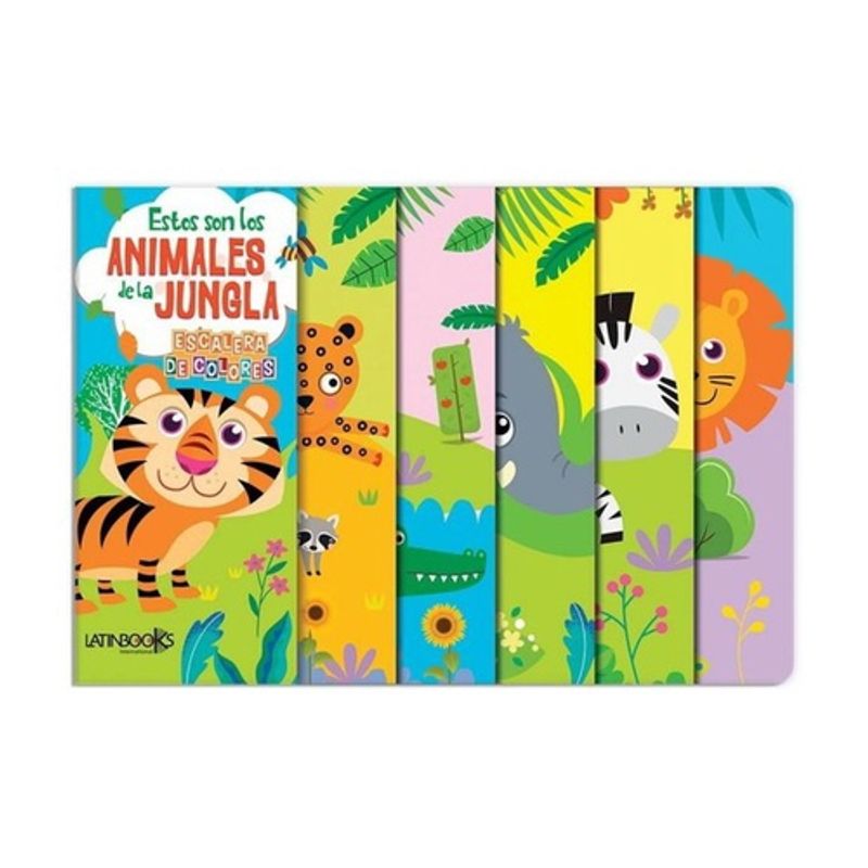LATINBOOKS - Estos Son Los Animales De La Jungla. Escalera De Colores