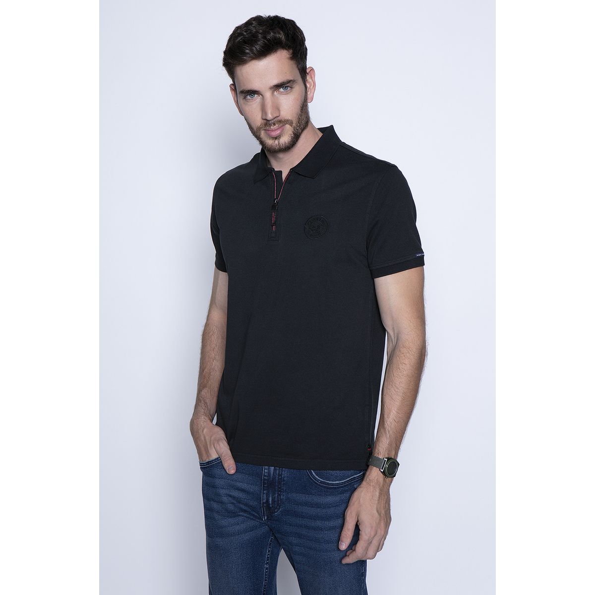 FEROUCH - Polera Chicago Gris Ferouch