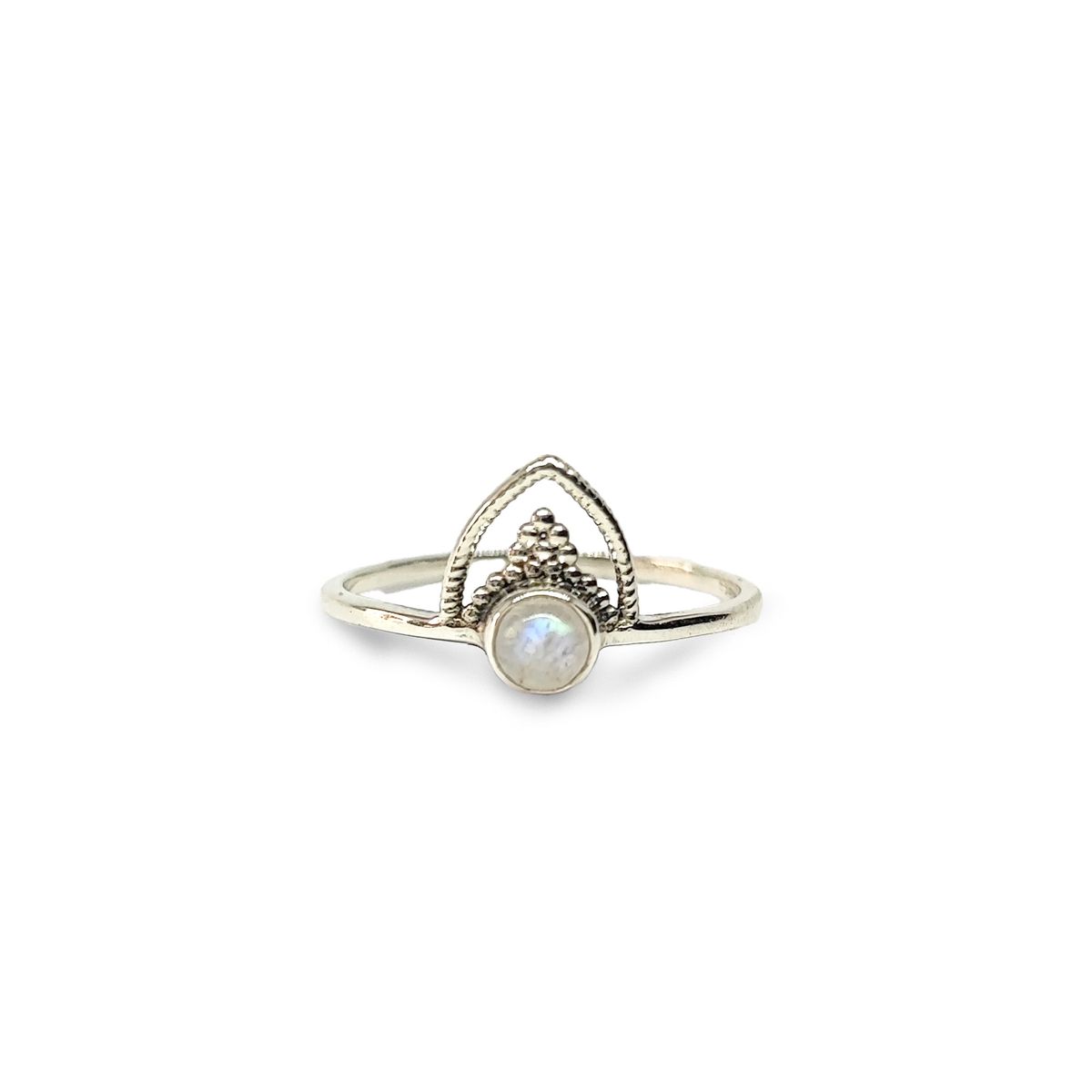 COGGIOLA - Anillo Prisha Piedra Luna Plata Fina 925