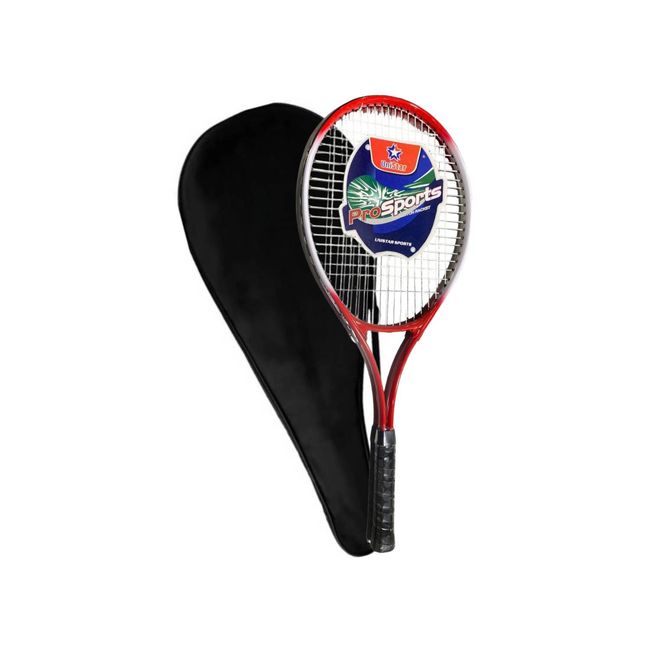 GENERICO - Raqueta De Tenis Amateur Raqueta Para Adultos Roja Con Funda