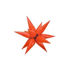 GENERICO - Globo Metálico De Estrella Explosión Roja De 65cm
