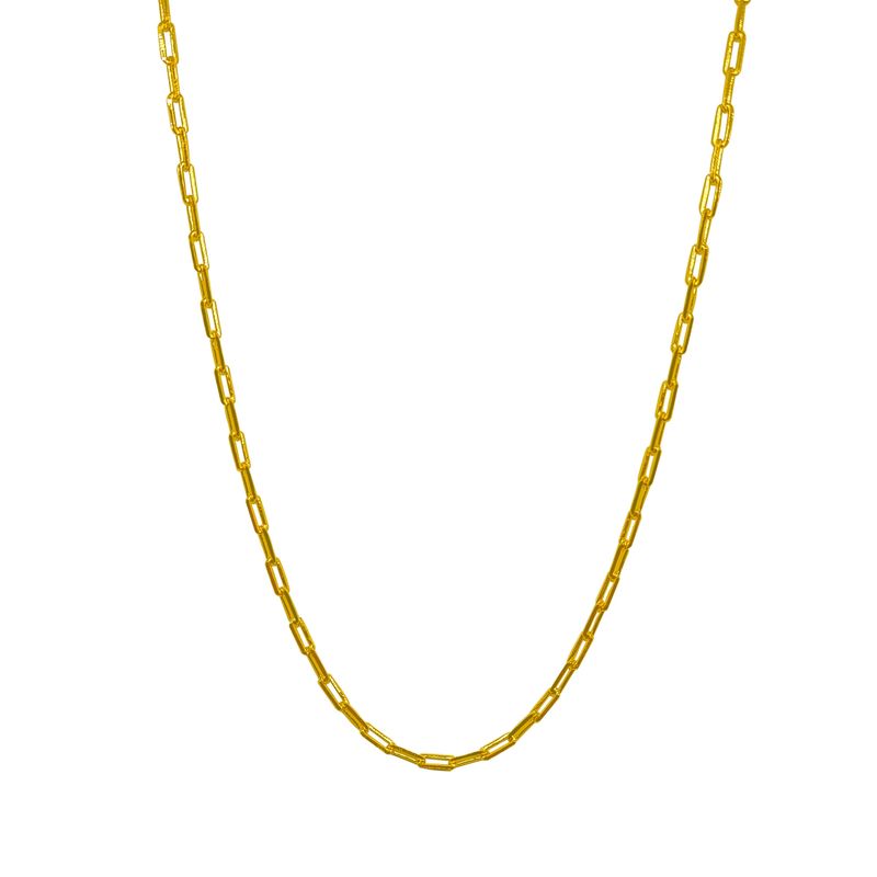 ANDREA COGGIOLA JOYAS - Cadena Jaya Eslabón Enchapado Oro 18k