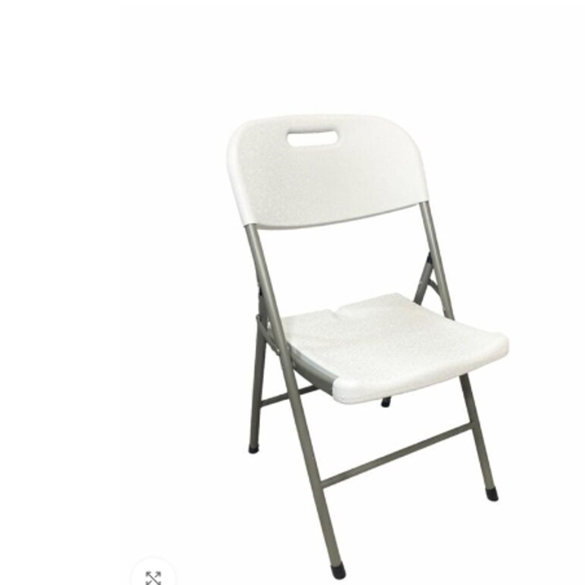 GENERICO - Silla Plegable Blanca 45x48x83 Cm