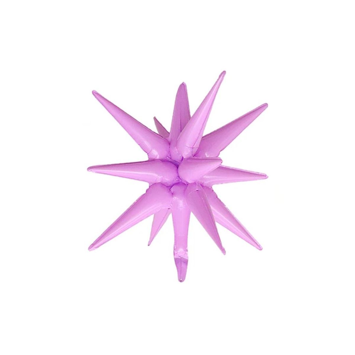 GENERICO - Globo Metalico Estrella Explosion Morado Pastel 44x55cm