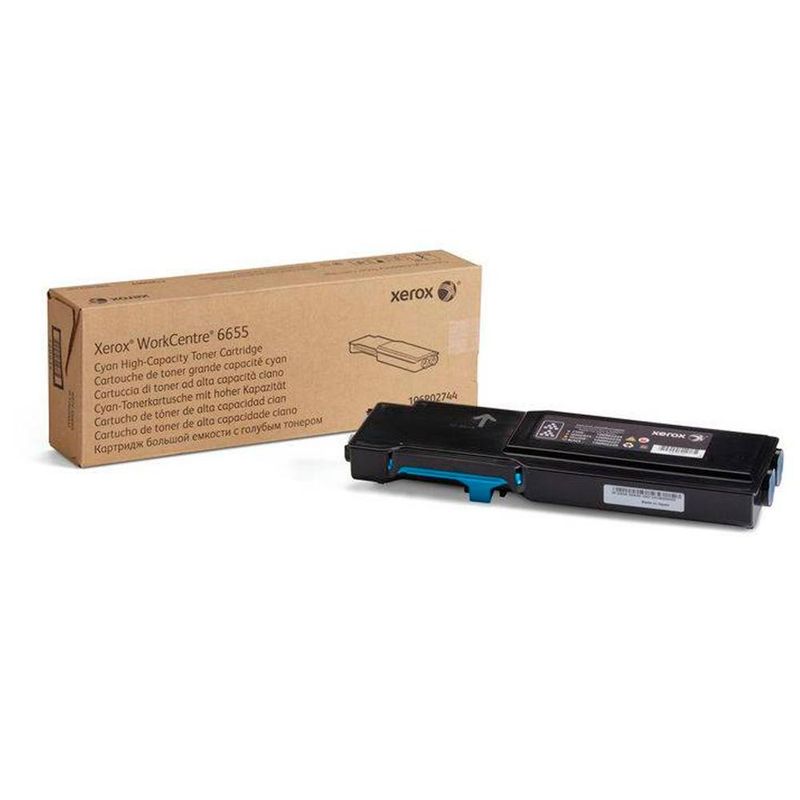 XEROX - Toner Xerox 106R02752 para WorkCentre 6655 7500 Páginas Cian.