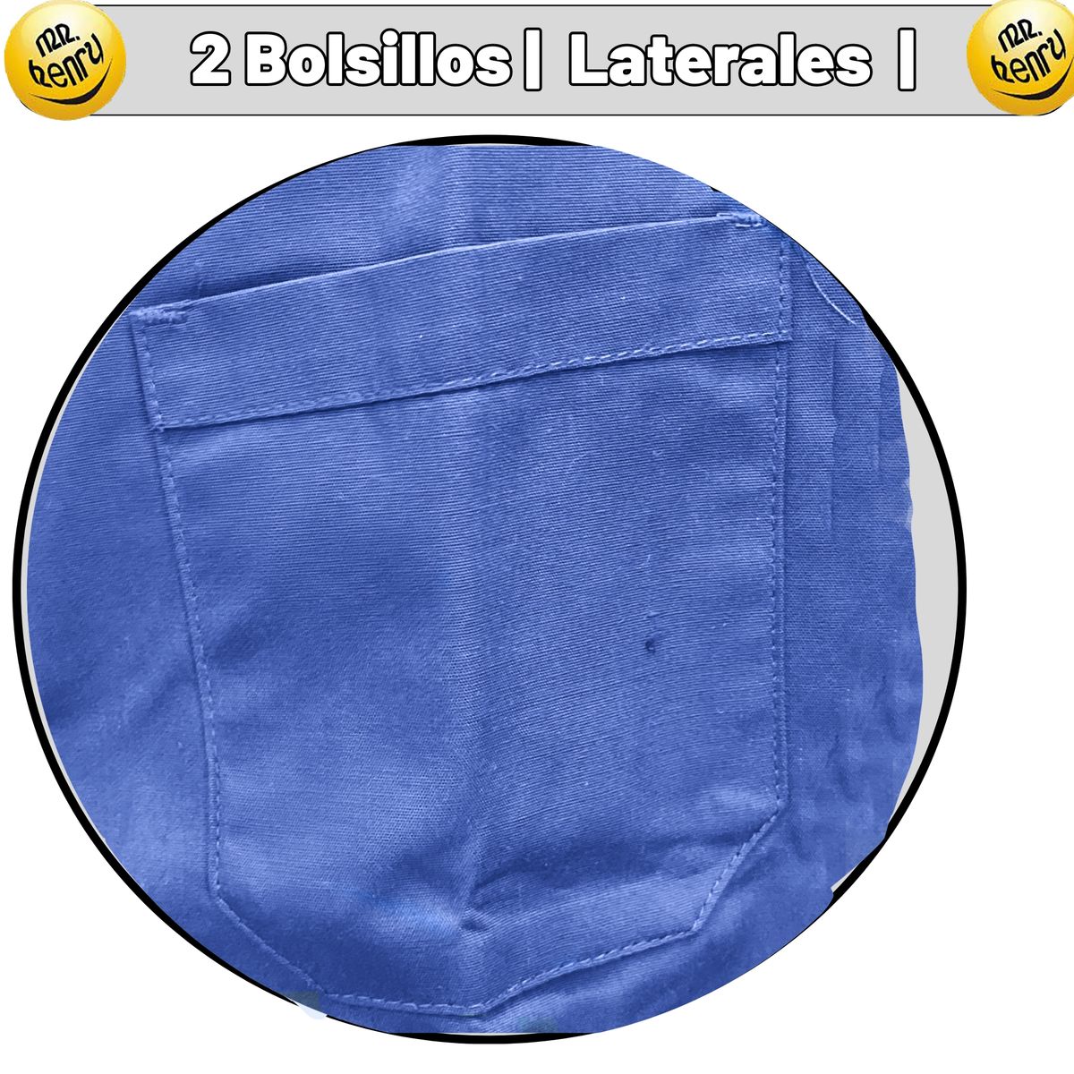 MR HENRY - Delantal - ESCOLAR - Hombre-Azul Marino