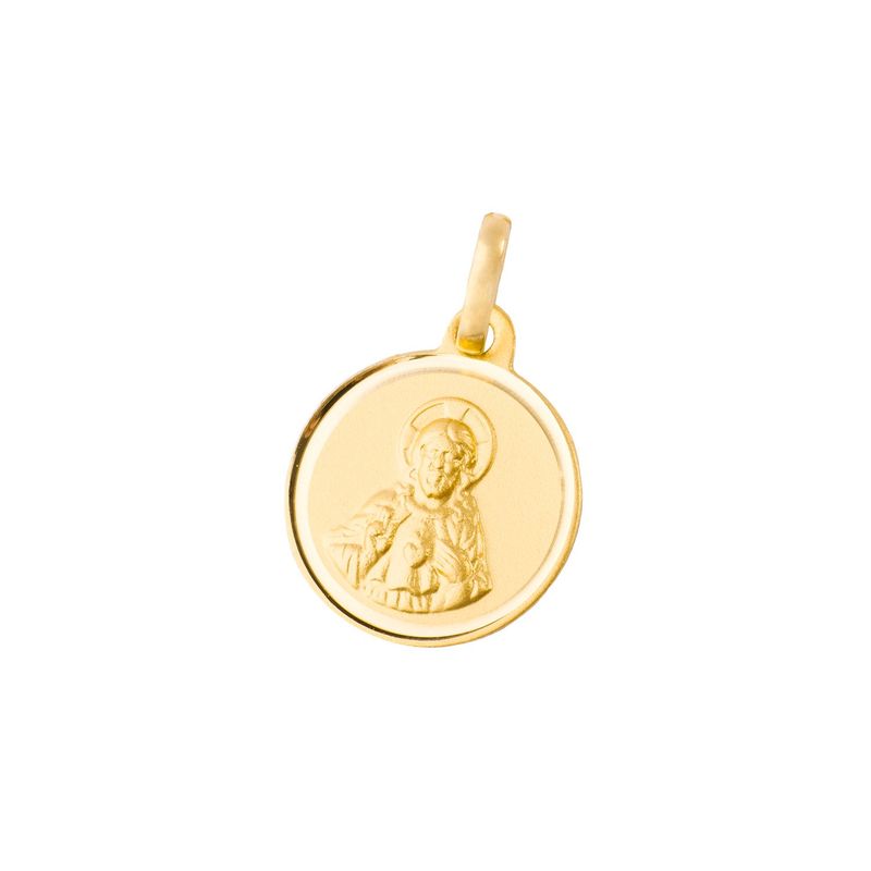 JB JOYAS BARON - Colgante de Oro 18kt Sagrado Corazon 14mm