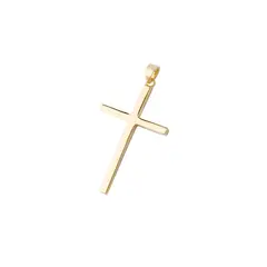 JB JOYAS BARON - Colgante de Oro 14kt Cruz Grande