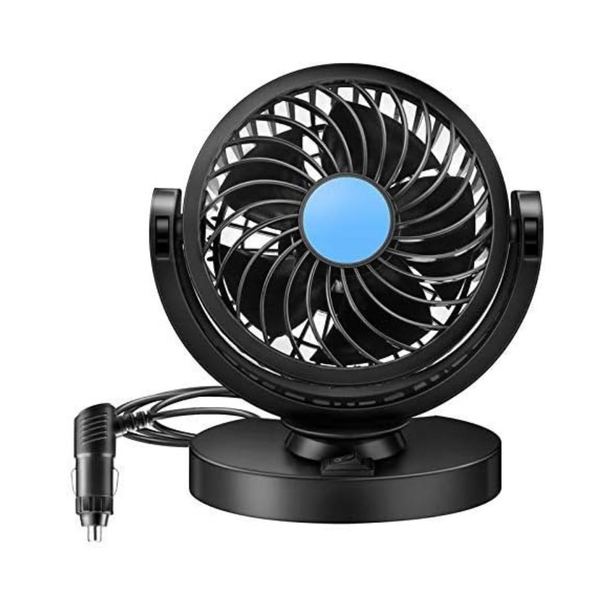 GENERICO - Mini Ventilador Portátil Para Auto 360 Grados 12v