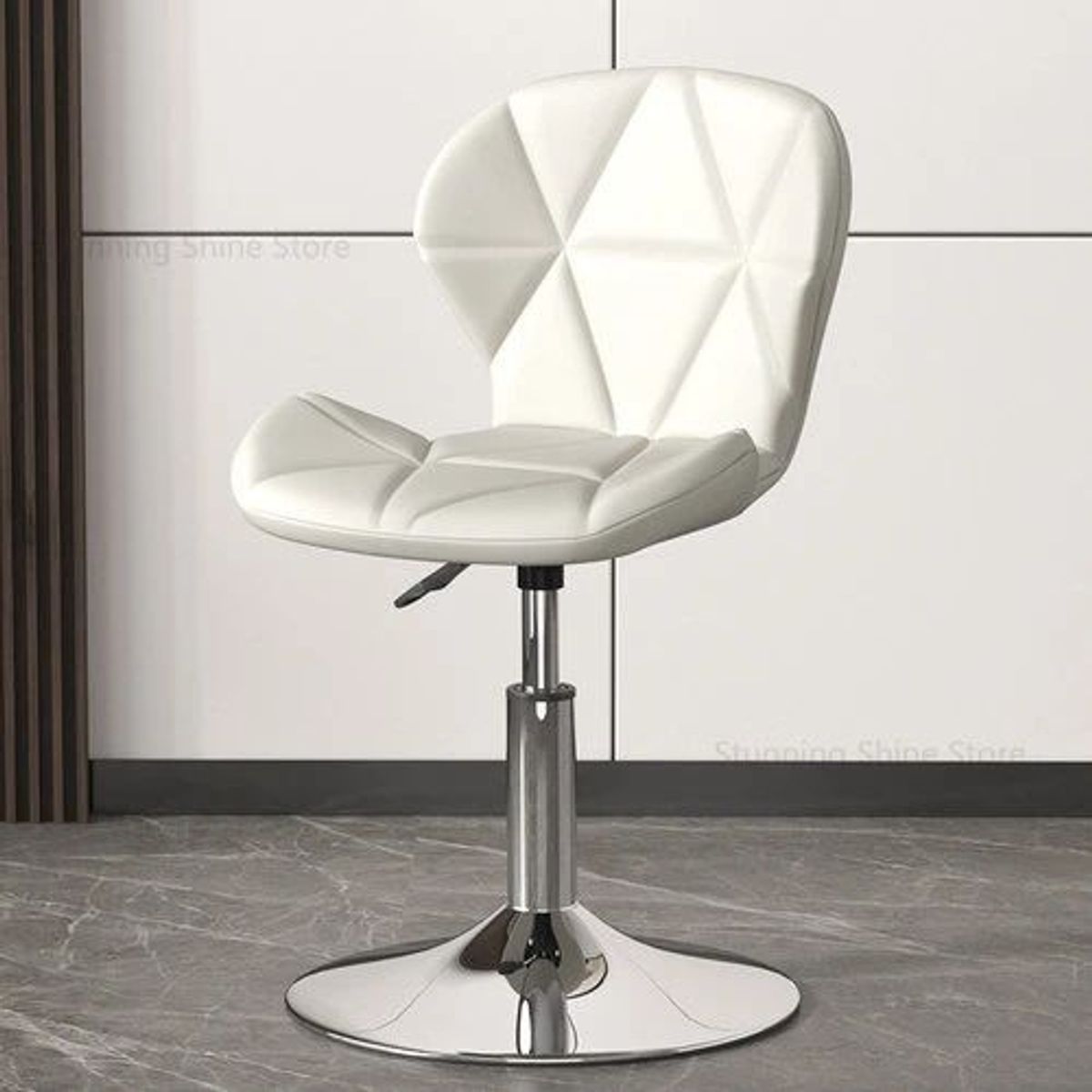 GENERICO - Taburete cómodo Ajuste de altur - Blanco