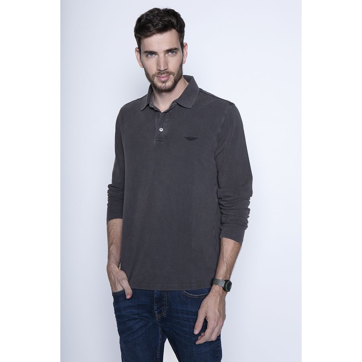 FEROUCH - Polera Denver Gris Ferouch