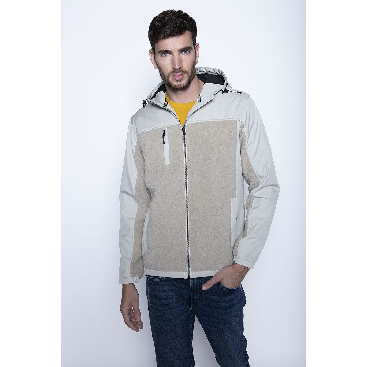 FEROUCH - Poleron Soft Shell Portladn Beige Ferouch