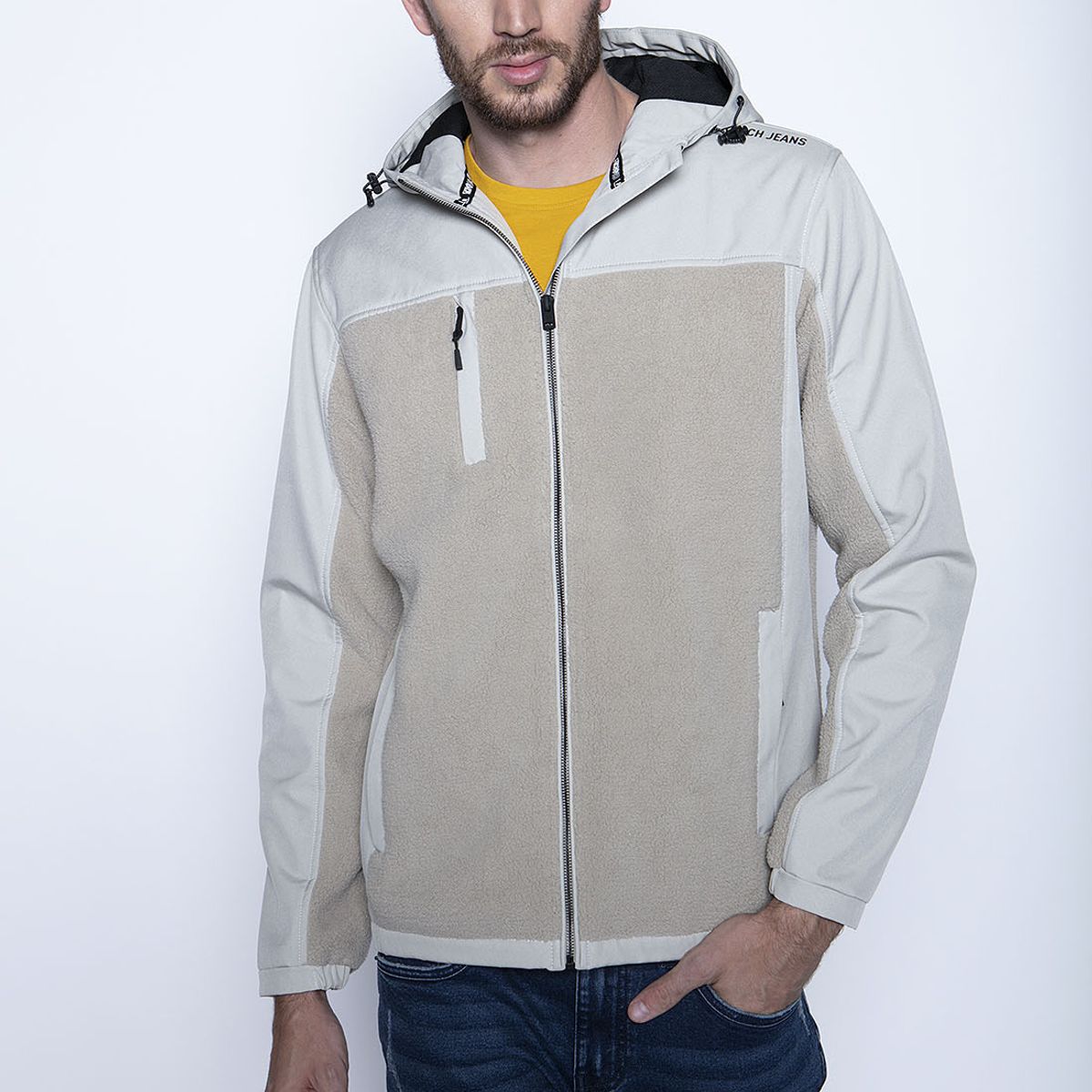 FEROUCH - Poleron Soft Shell Portladn Beige Ferouch
