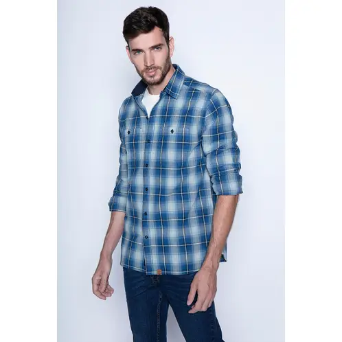 FEROUCH - Camisa Michigan Fj Azul