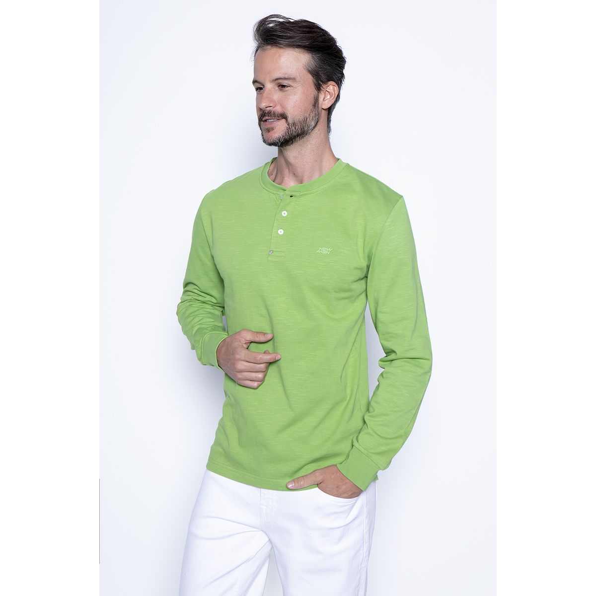 NEW MAN - Polera Dublin Verde New Man