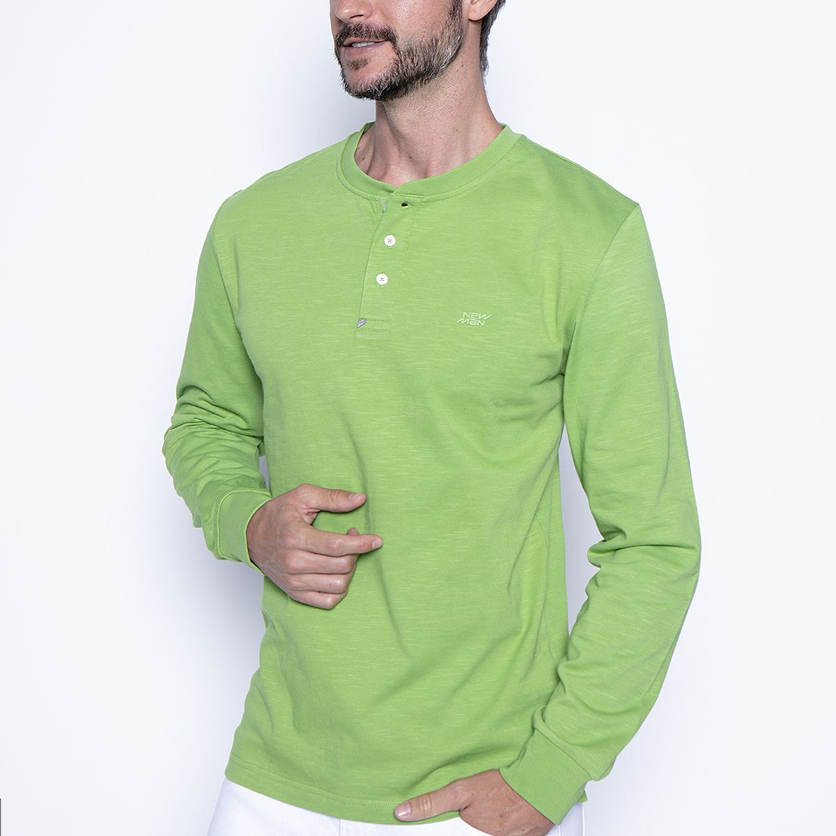 NEW MAN - Polera Dublin Verde New Man