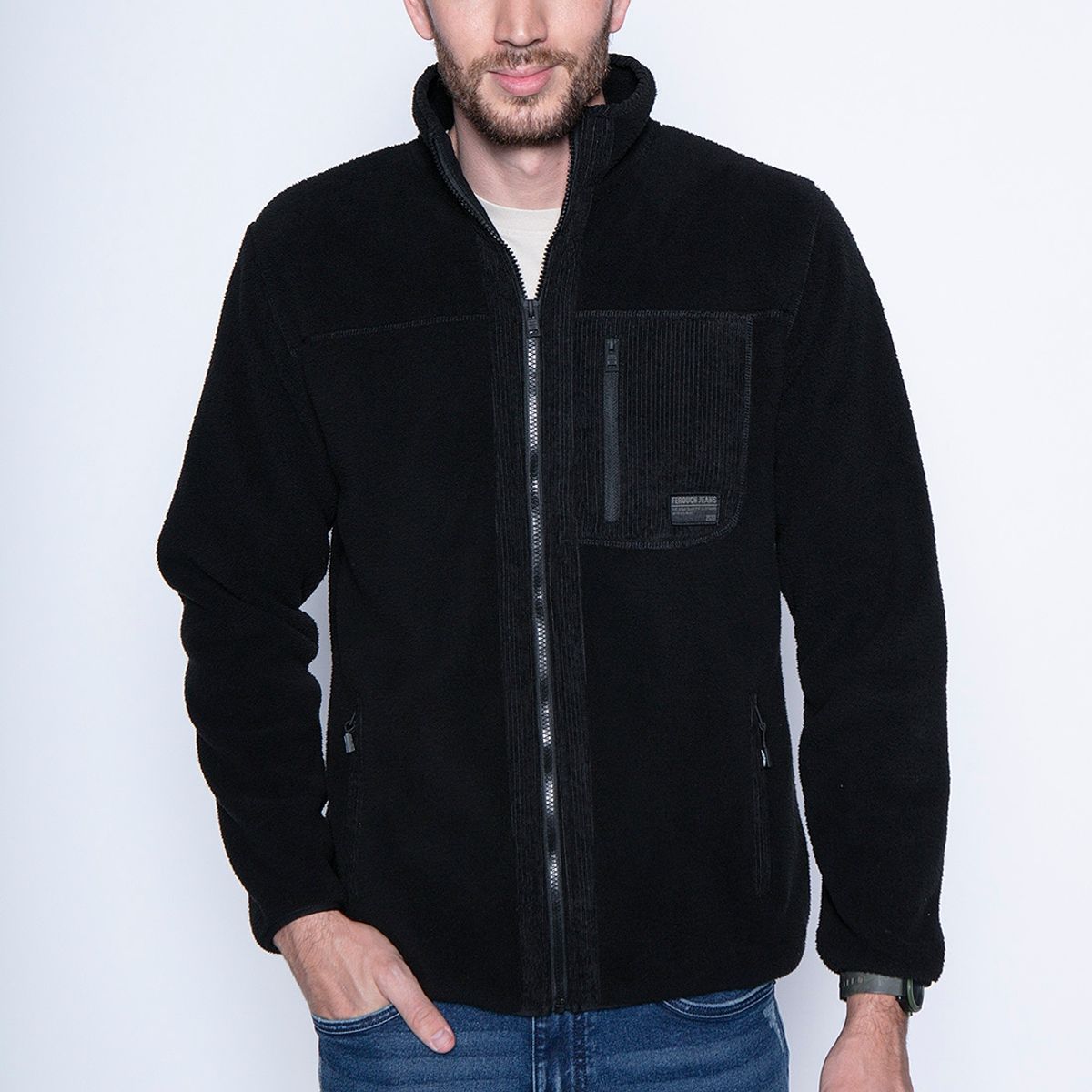 FEROUCH - Poleron Sherpa Missouri Negro Ferouch