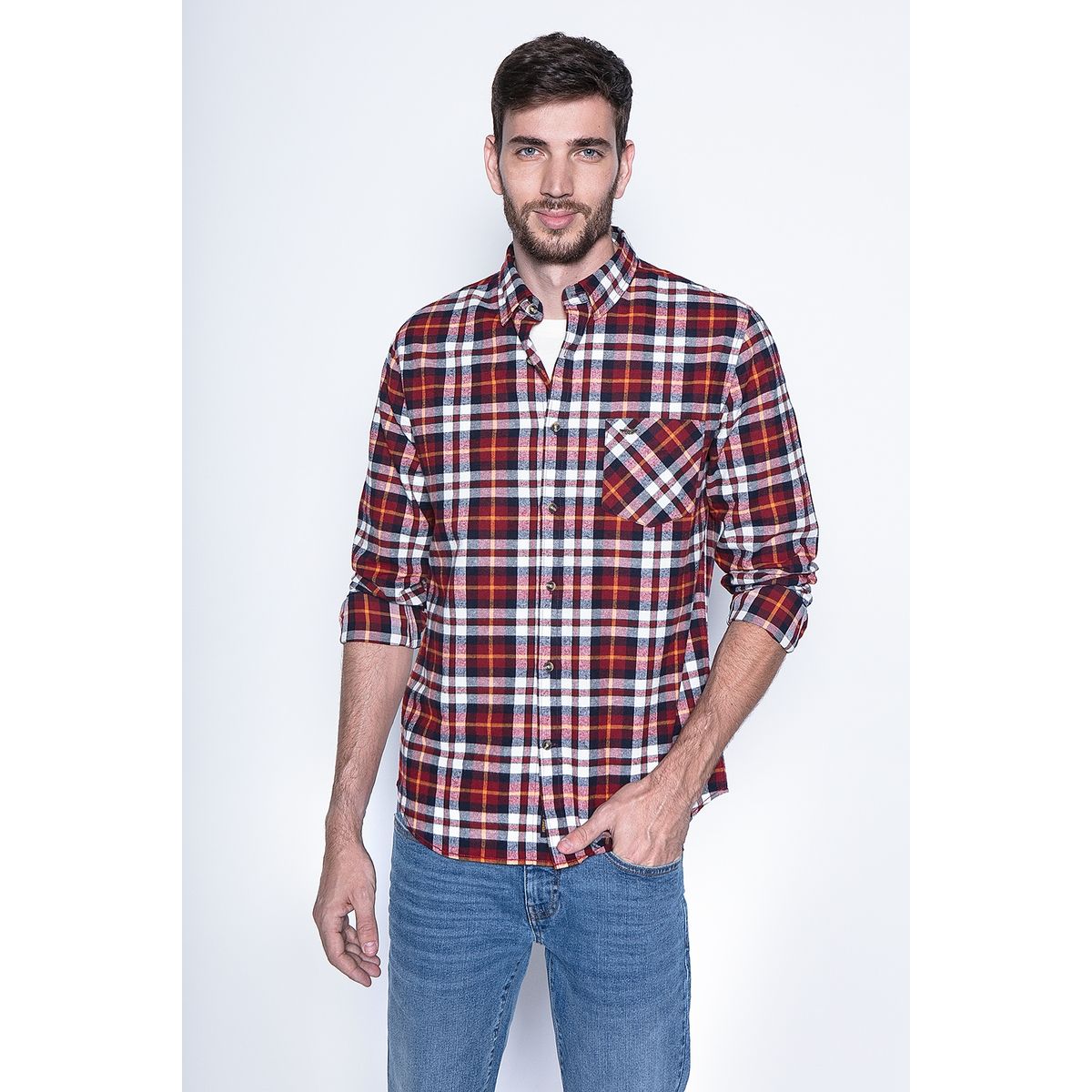 FEROUCH - Camisa A Cuadro Baltimore Fj Rojo Ferouch