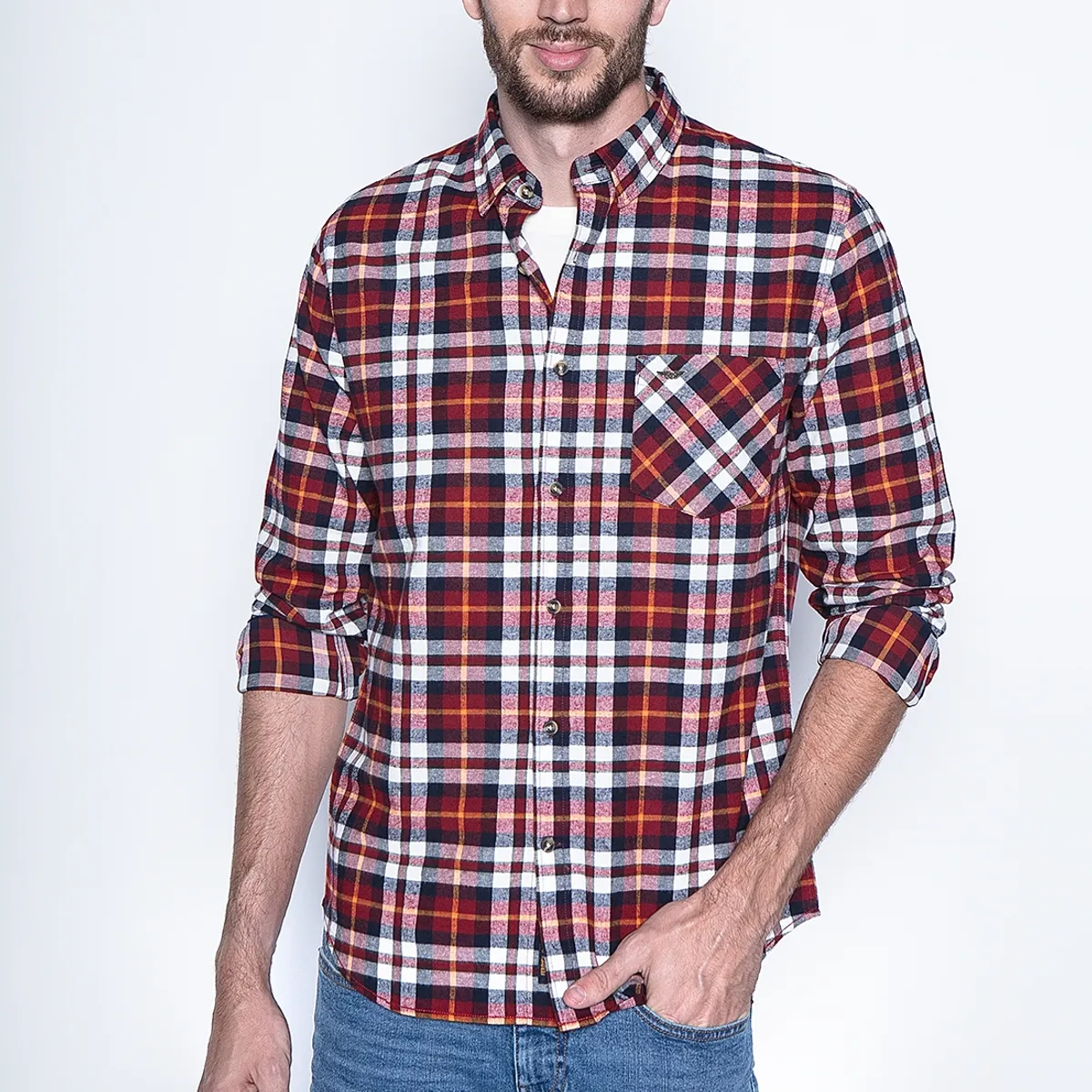 FEROUCH - Camisa A Cuadro Baltimore Fj Rojo Ferouch
