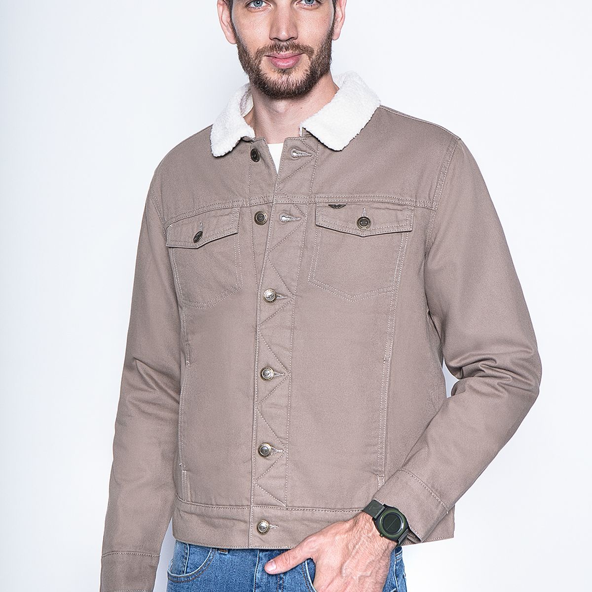 FEROUCH - Jacket Color  Chiporro Fj Beige Ferouch