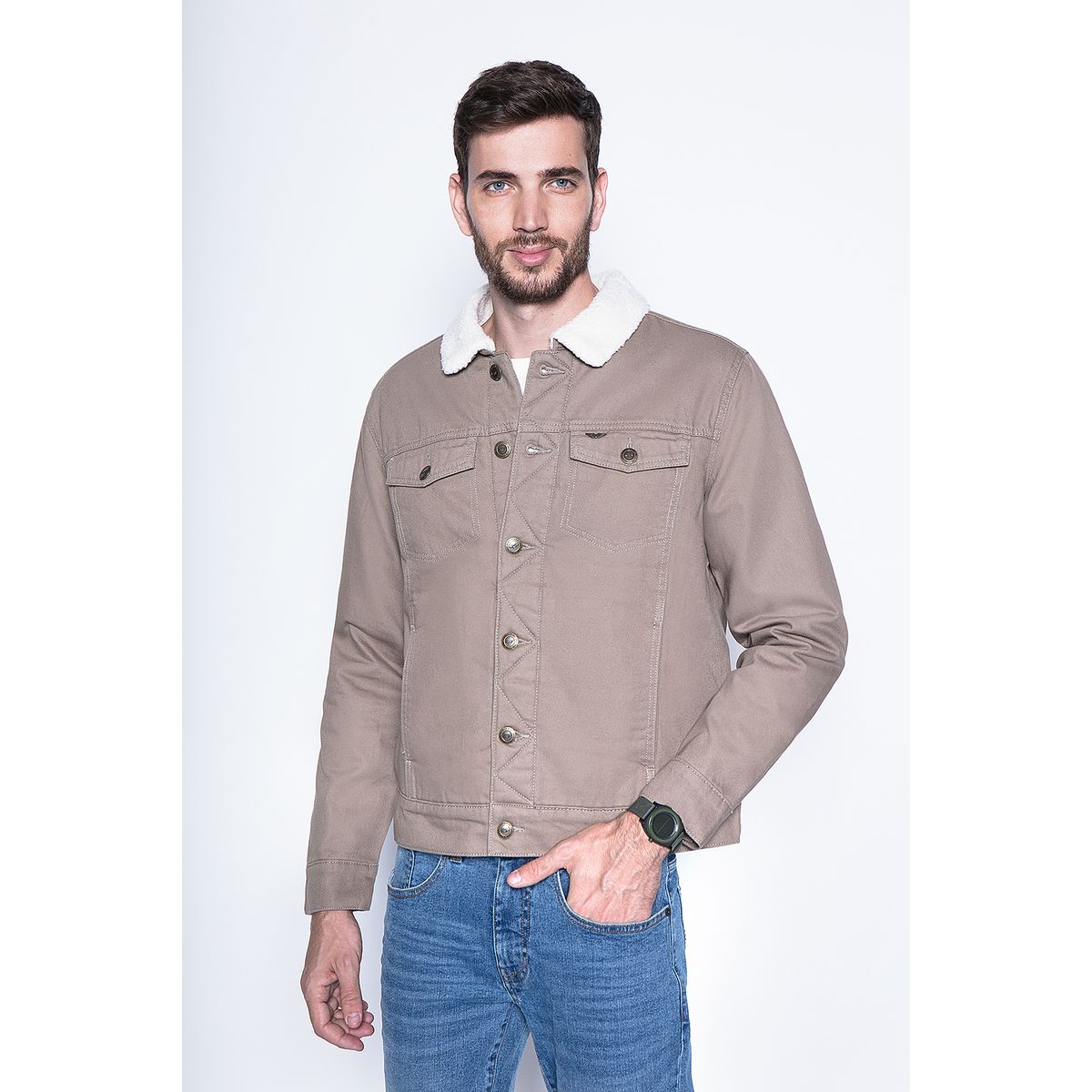 FEROUCH - Jacket Color  Chiporro Fj Beige Ferouch