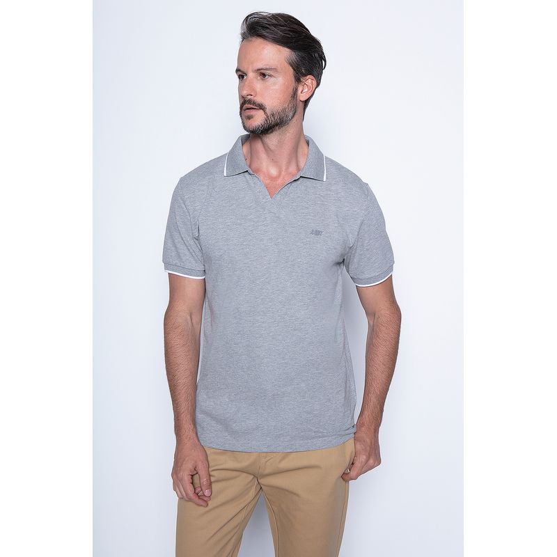 NEW MAN - Polera Varsovia Gris New Man