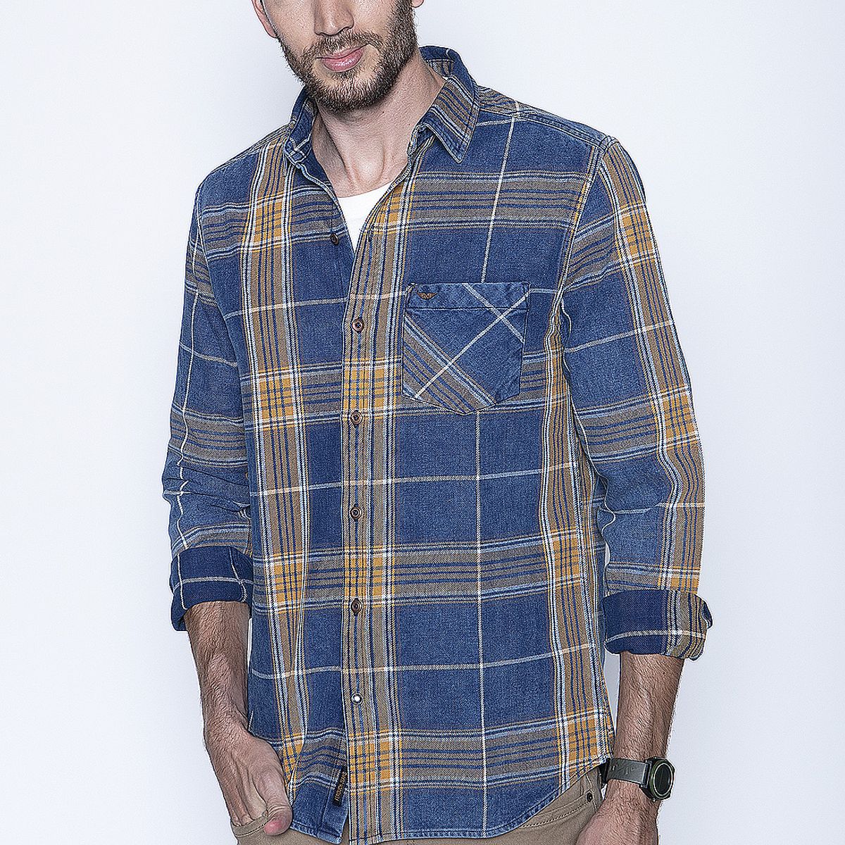 FEROUCH - Camisa Vintage Fj Amarillo Ferouch