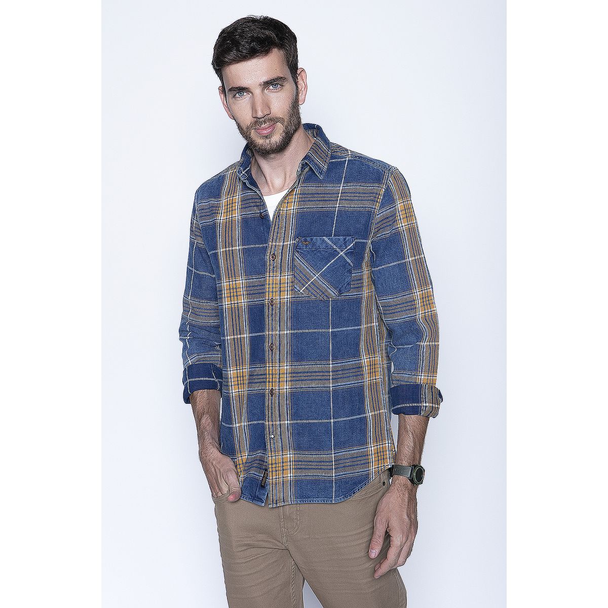 FEROUCH - Camisa Vintage Fj Amarillo Ferouch