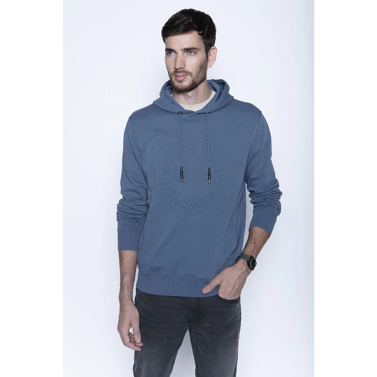 FEROUCH - Poleron Reno Azul Ferouch