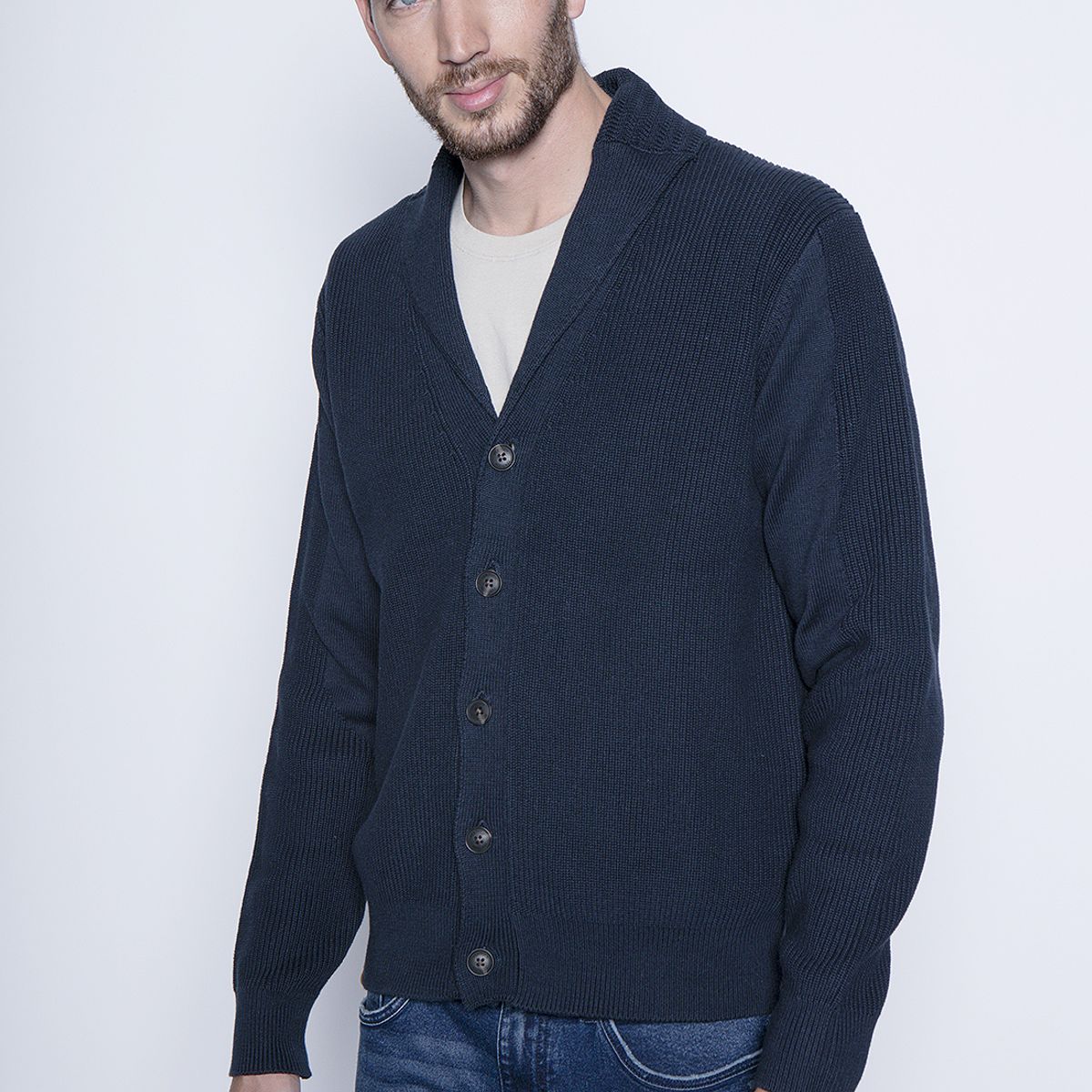 FEROUCH - Cardigan Baltimore F Azul Ferouch