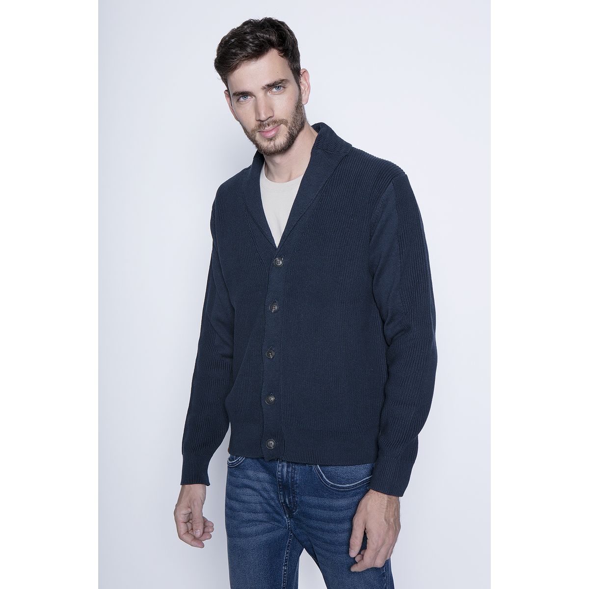 FEROUCH - Cardigan Baltimore F Azul Ferouch
