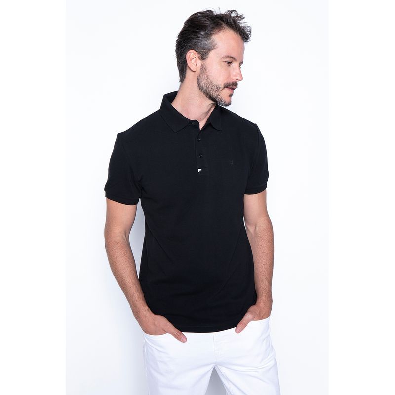 NEW MAN - Polera Roma Negro New Man