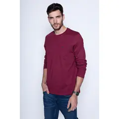 FEROUCH - Polera Basica Ml Rojo