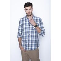 Camisa Check California Fj Azul