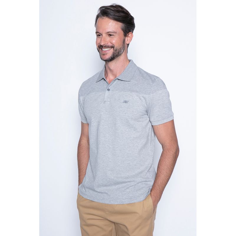 NEW MAN - Polera Milan Gris New Man