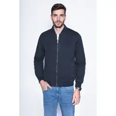 FEROUCH - Chaqueta Garment Dyed Fj Azul