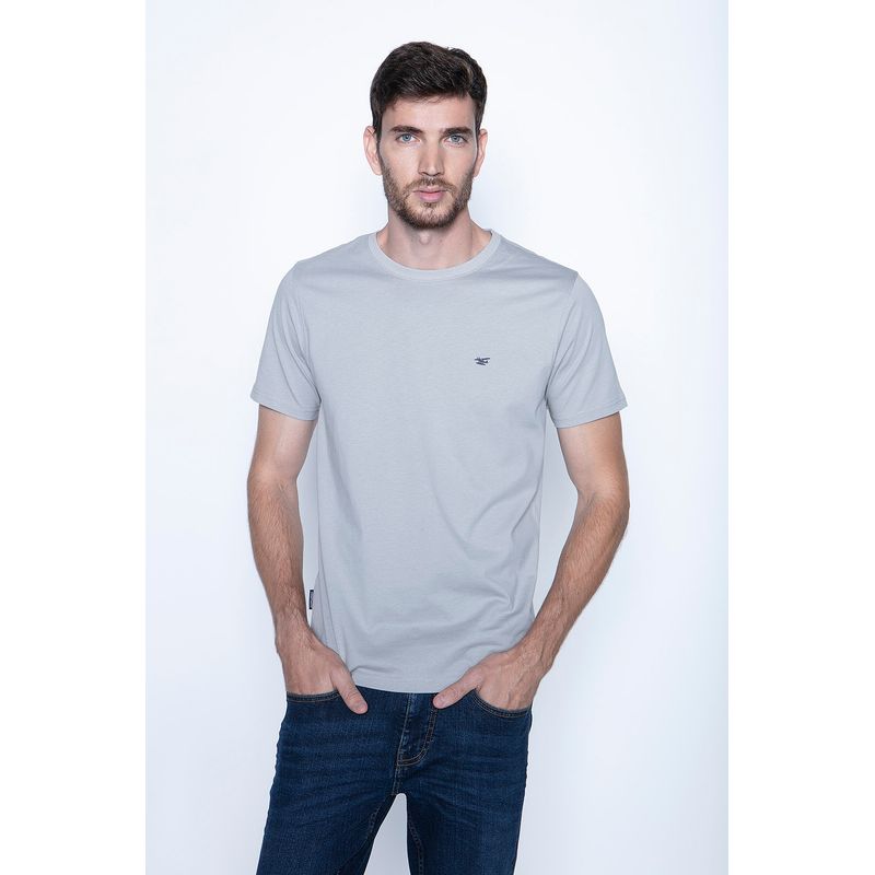 FEROUCH - Polera Basica Mc Gris Ferouch