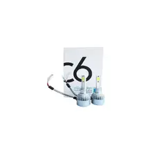 GENERICO - Kit Luces Led Para Auto H4 C6 Look Con Ventilador