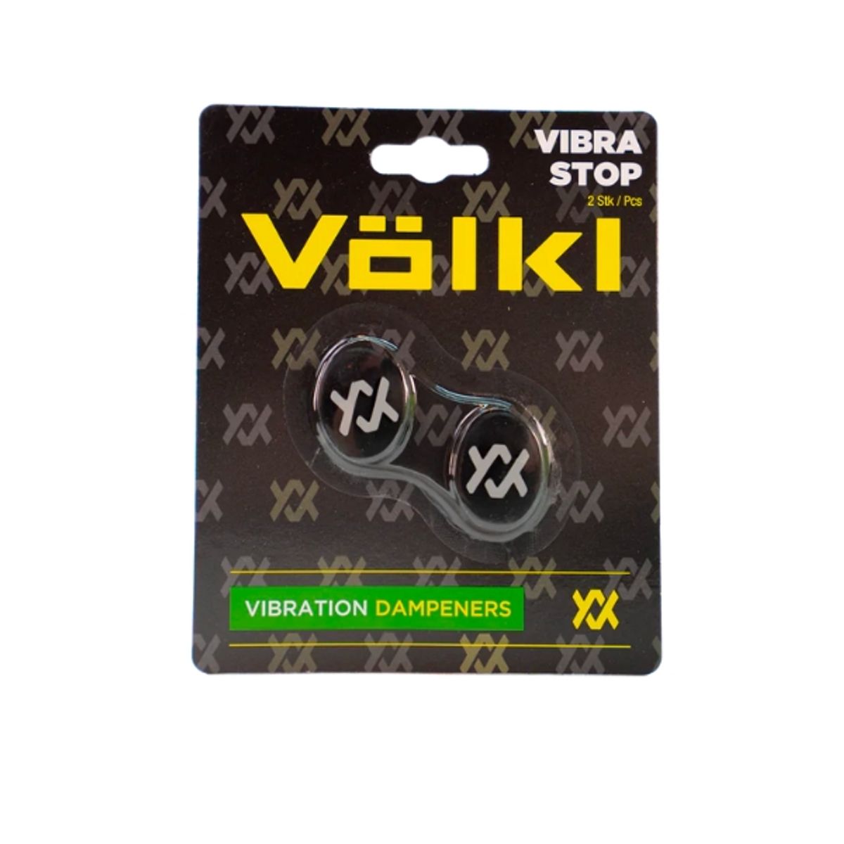 VOLKL - Antivibrador Tenis Völkl Negro/Plateado 2 unidades