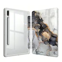 Funda Smart Cover Para Tablet Samsung S9 Fe 10.9 Mármol Gris