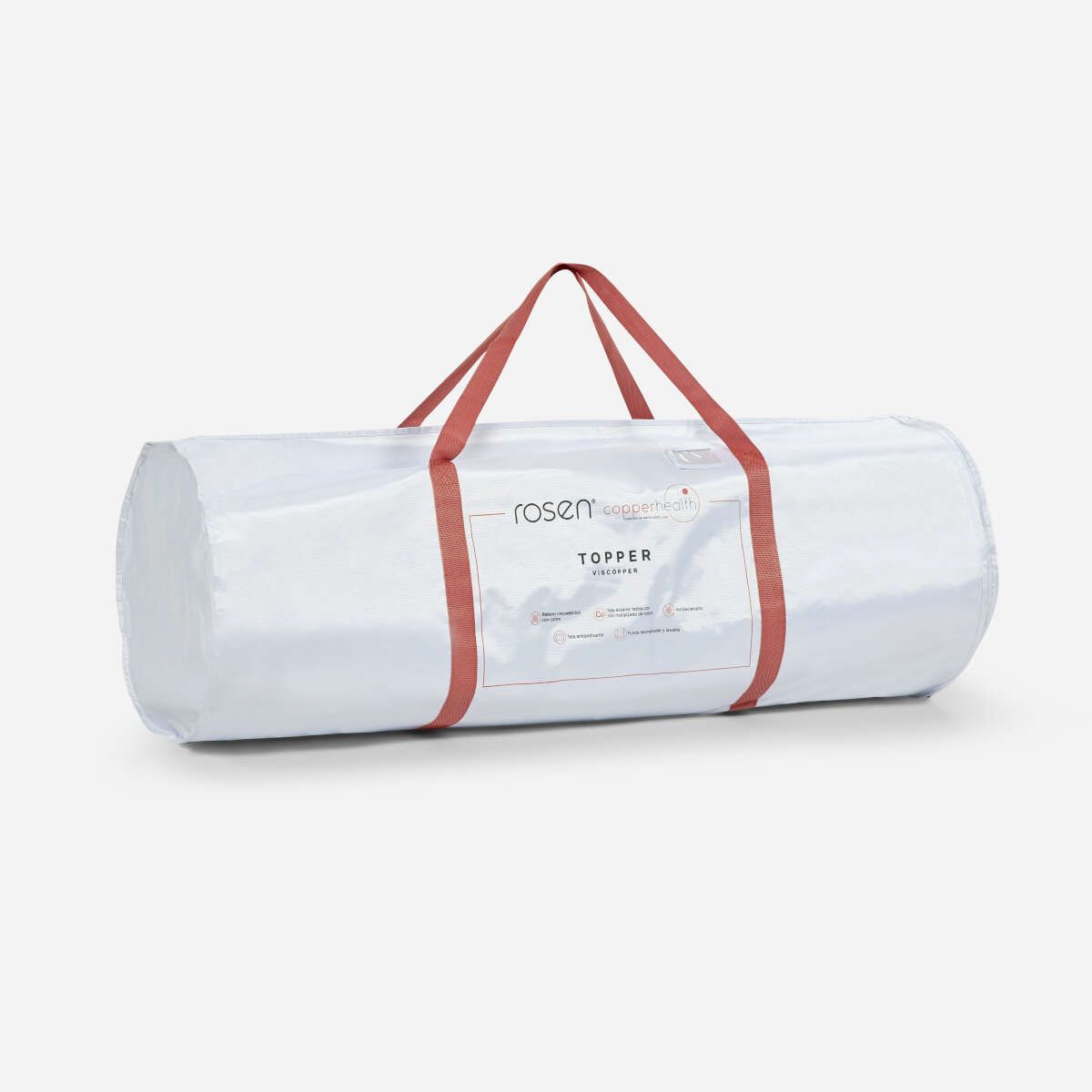 ROSEN - Topper Copper Health Viscoelástica 2 Plazas