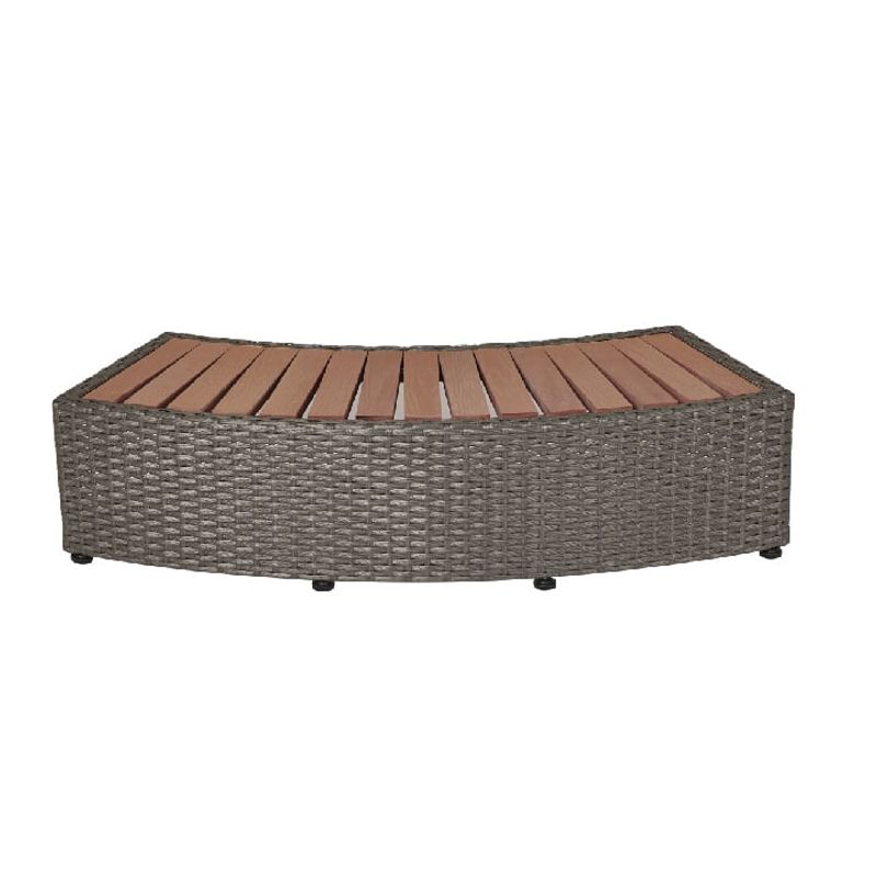 MSPA - Mueble Rattan Piso Spas Redondo