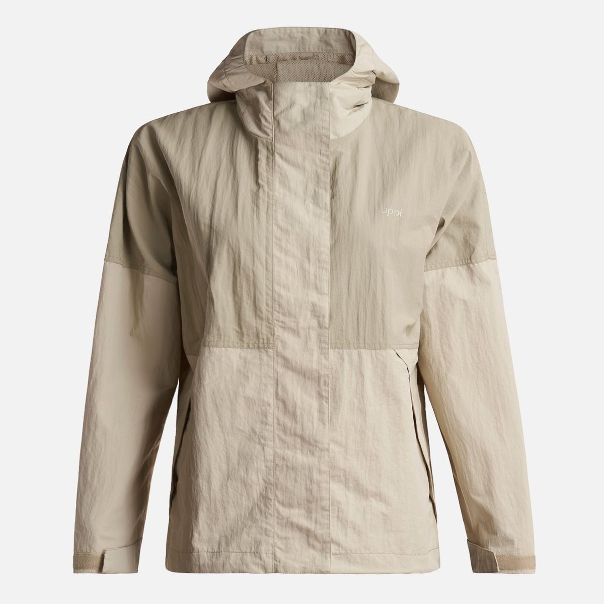 LIPPI - Chaqueta Mujer  CityMe WindBreaker Hoody Jacket Crema Lippi