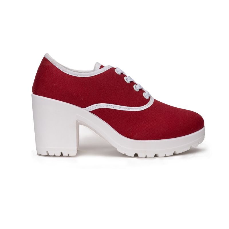 CARBIN - Zapatilla Mujer Rojo Layla Carbin