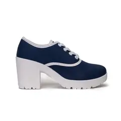 CARBIN - Zapatilla Mujer Azul Oscuro Layla