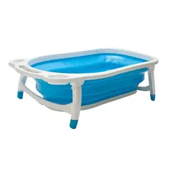 KIDSCOOL - BAÑERA PLEGABLE AZUL
