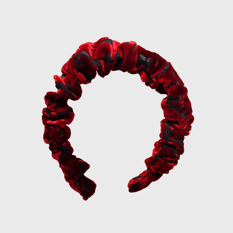 MINKA - Cintillo Amalia Flores Velvet