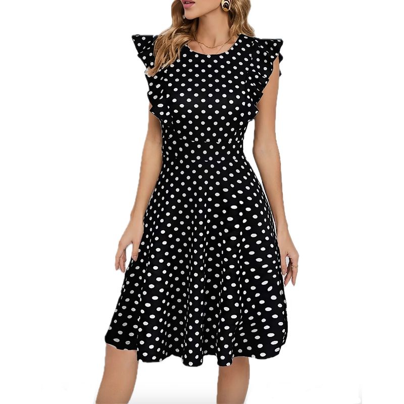 HENNE CLOTHING - Vestido de Lunares Mujer - OFERTA