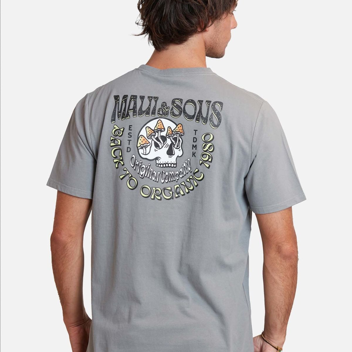 MAUI AND SONS - Polera organic tees Verde Hombre Maui And Sons